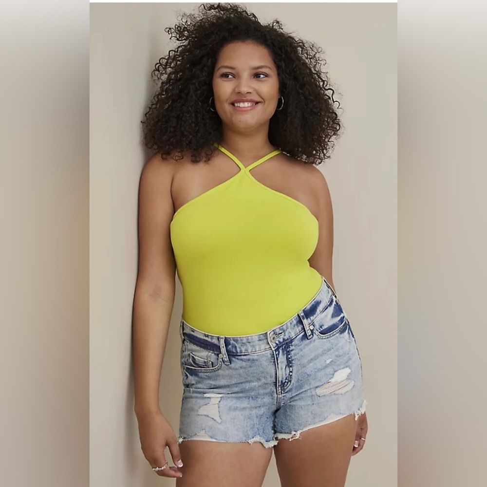 Torrid FOXY HIGH NECK HALTER TOP